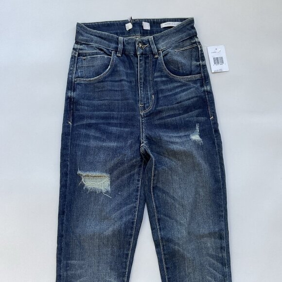Guess Women’s Super High Rise Skinny Jeans Blue Size 24 - Picture 4 of 13